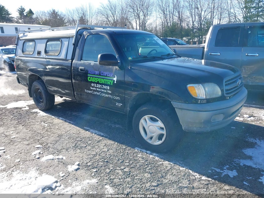 TOYOTA TUNDRA 2000. Lot# 43869262. VIN 5TBJN3214YS086248. Photo 1