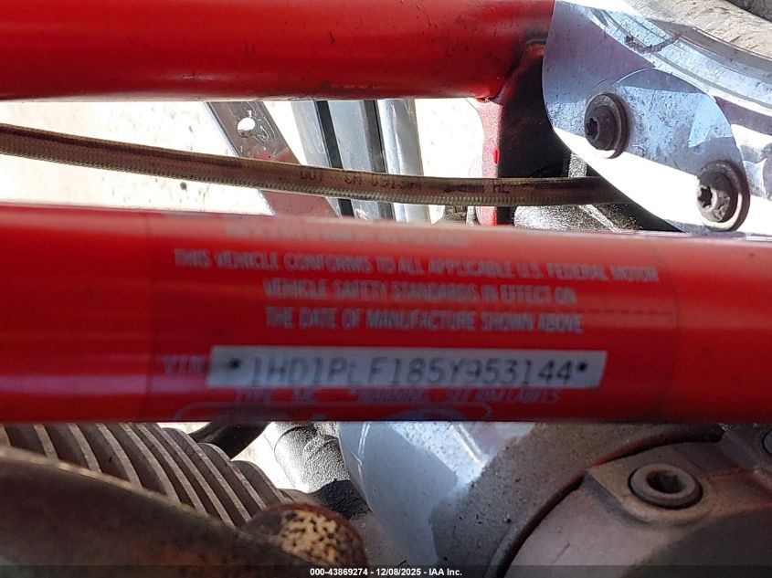 2005 Harley-Davidson Flstfse California VIN: 1HD1PLF185Y953144 Lot: 43869274