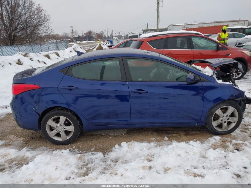 2012 Hyundai Elantra Gls VIN: 5NPDH4AE4CH071172 Lot: 43869338