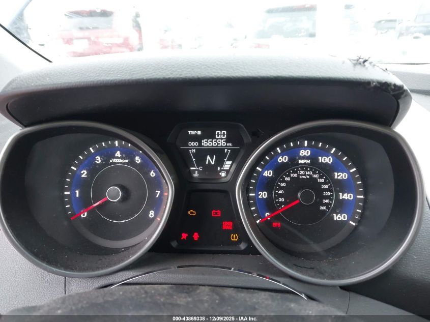 2012 Hyundai Elantra Gls VIN: 5NPDH4AE4CH071172 Lot: 43869338