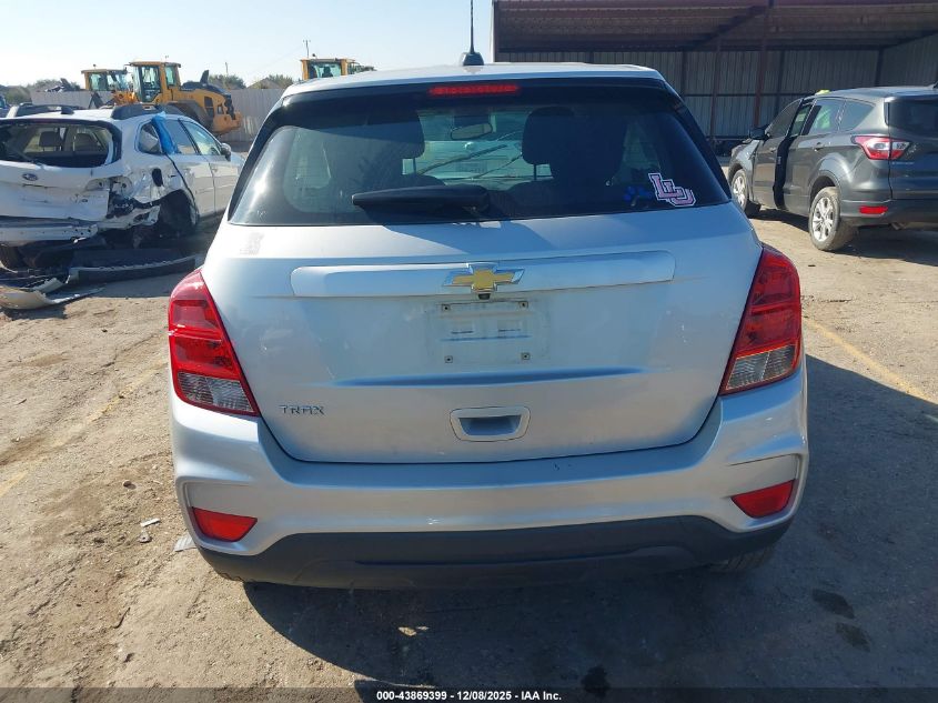 2018 Chevrolet Trax Ls VIN: KL7CJKSB8JB524939 Lot: 43869399