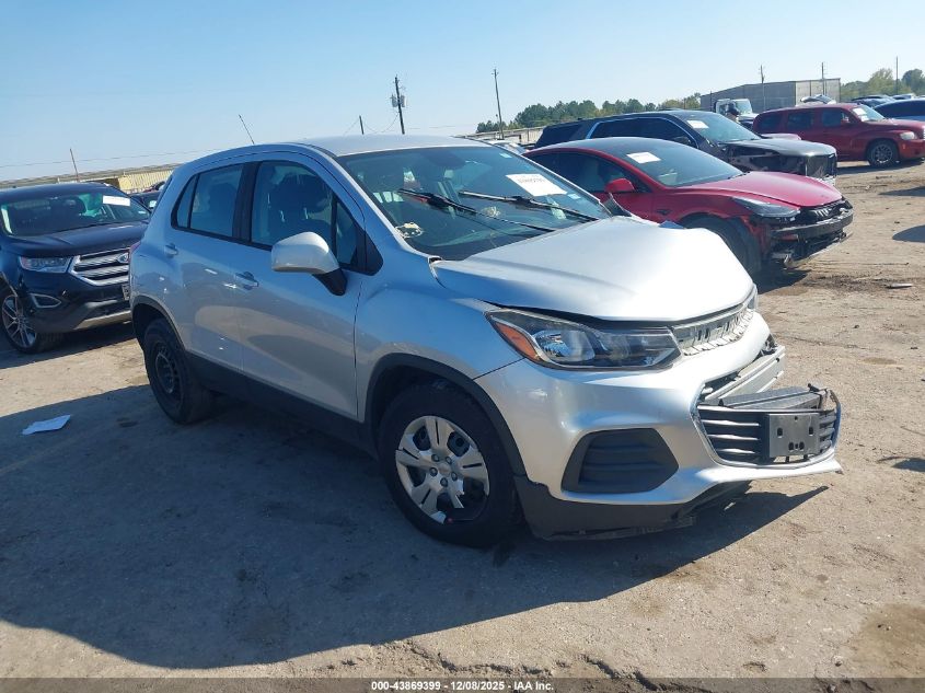 2018 Chevrolet Trax Ls VIN: KL7CJKSB8JB524939 Lot: 43869399