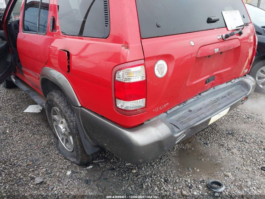 2000 Nissan Pathfinder Le/Se/Xe VIN: JN8AR07Y3YW446405 Lot: 43869401