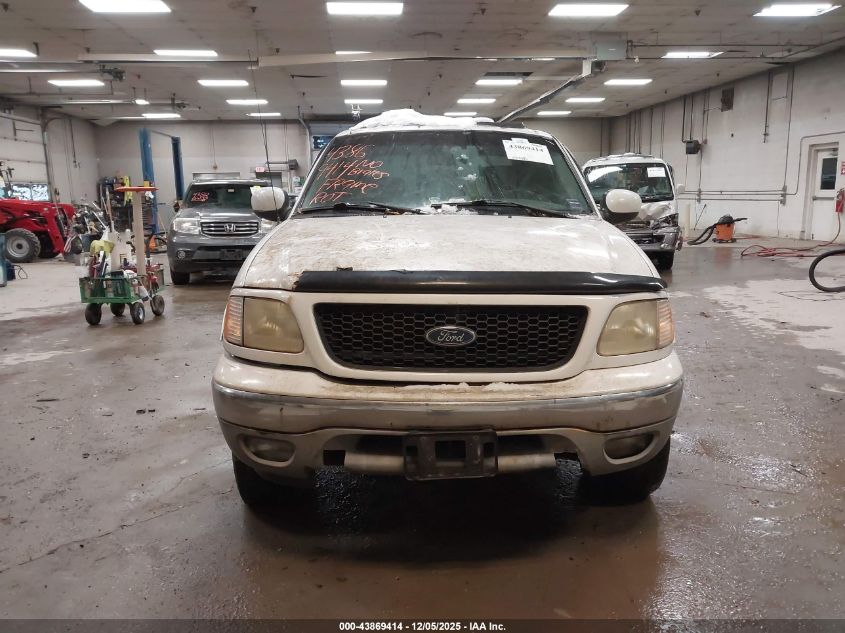 2002 Ford F-150 Lariat/Xlt VIN: 1FTRW08L02KB71486 Lot: 43869414