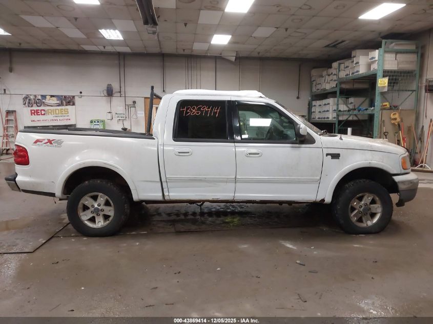 2002 Ford F-150 Lariat/Xlt VIN: 1FTRW08L02KB71486 Lot: 43869414