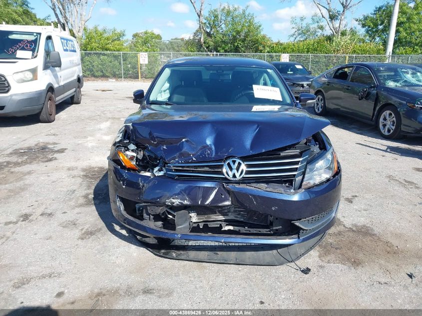 2014 Volkswagen Passat 1.8T Wolfsburg Edition VIN: 1VWAS7A38EC091344 Lot: 43869426