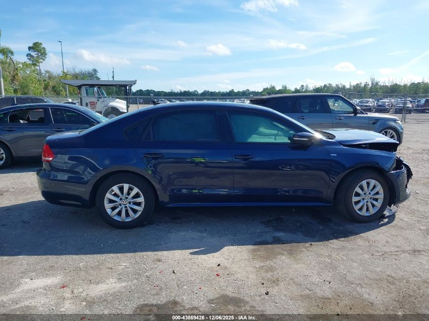 2014 Volkswagen Passat 1.8T Wolfsburg Edition VIN: 1VWAS7A38EC091344 Lot: 43869426