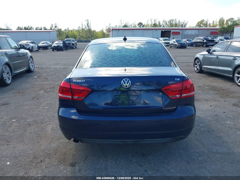 2014 Volkswagen Passat 1.8T Wolfsburg Edition VIN: 1VWAS7A38EC091344 Lot: 43869426