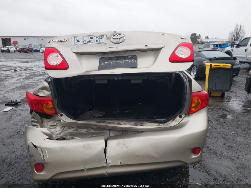 2010 Toyota Corolla Le VIN: 1NXBU4EE9AZ176365 Lot: 43869429