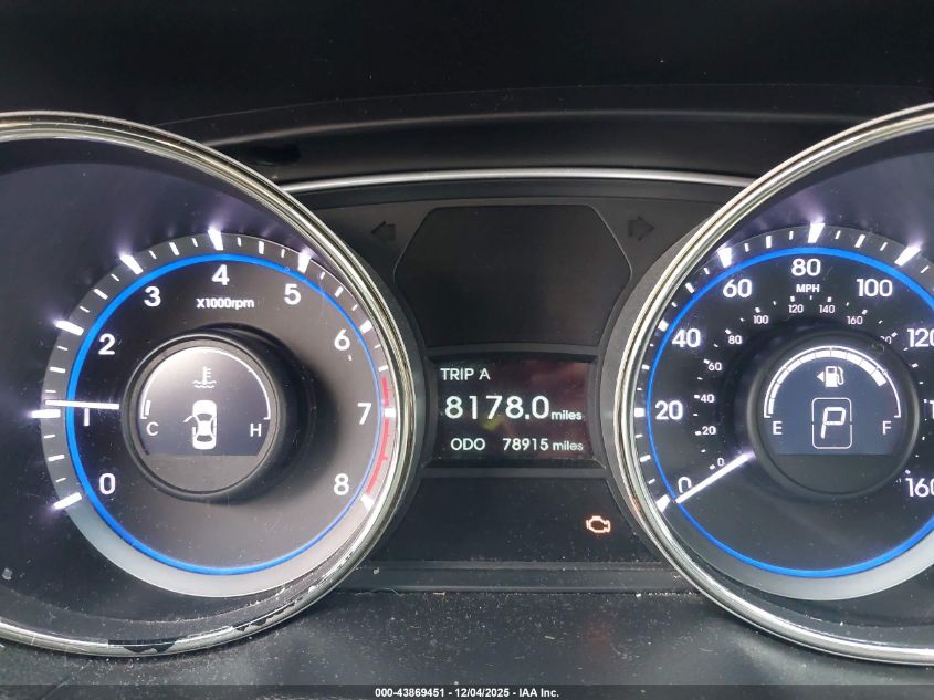 2013 Hyundai Sonata Gls VIN: 5NPEB4AC4DH619502 Lot: 43869451