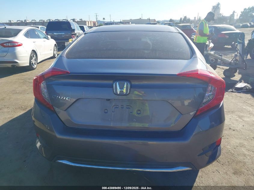 2020 Honda Civic Lx VIN: 19XFC2F67LE215265 Lot: 43869490
