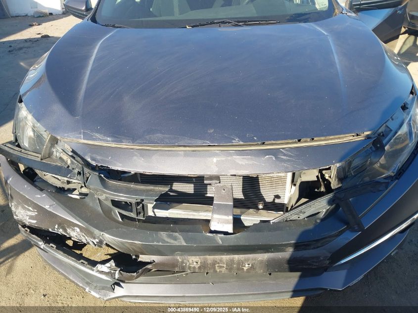 2020 Honda Civic Lx VIN: 19XFC2F67LE215265 Lot: 43869490