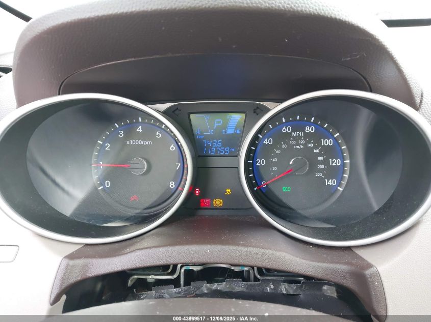 2013 Hyundai Tucson Limited VIN: KM8JU3ACXDU599373 Lot: 43869517