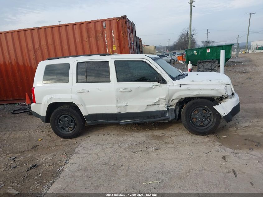 2017 Jeep Patriot Sport Fwd VIN: 1C4NJPBA8HD211839 Lot: 43869530