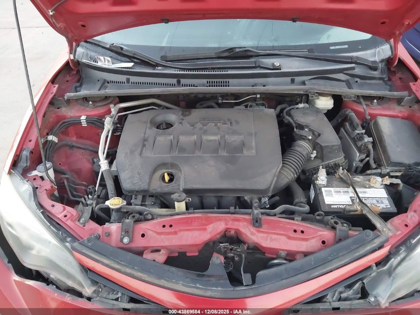 2017 Toyota Corolla Se VIN: 5YFBURHE1HP596173 Lot: 43869584