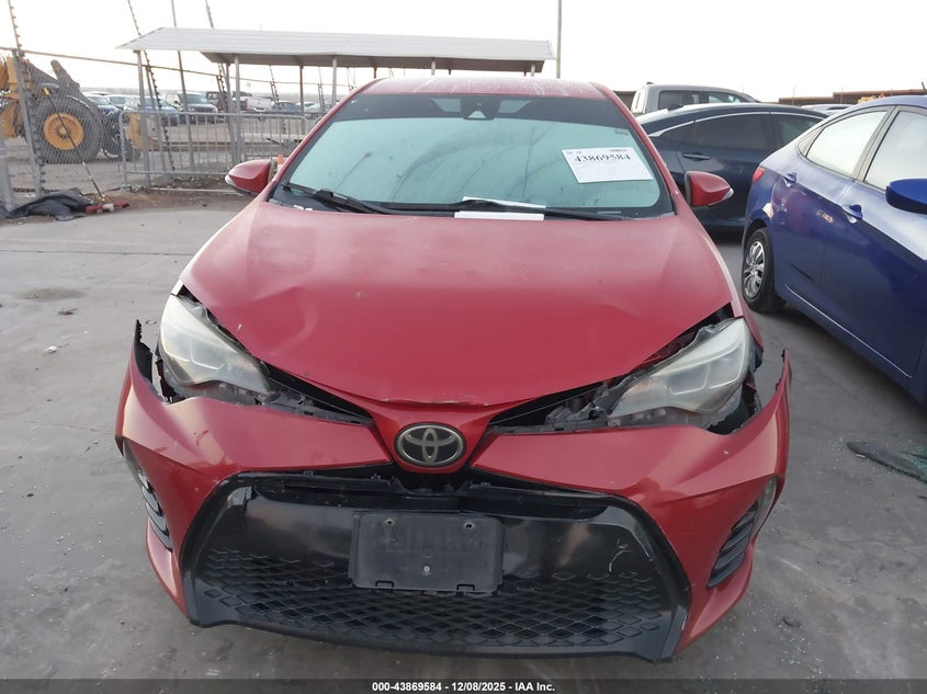 2017 Toyota Corolla Se VIN: 5YFBURHE1HP596173 Lot: 43869584