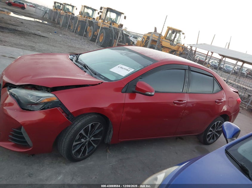 2017 Toyota Corolla Se VIN: 5YFBURHE1HP596173 Lot: 43869584
