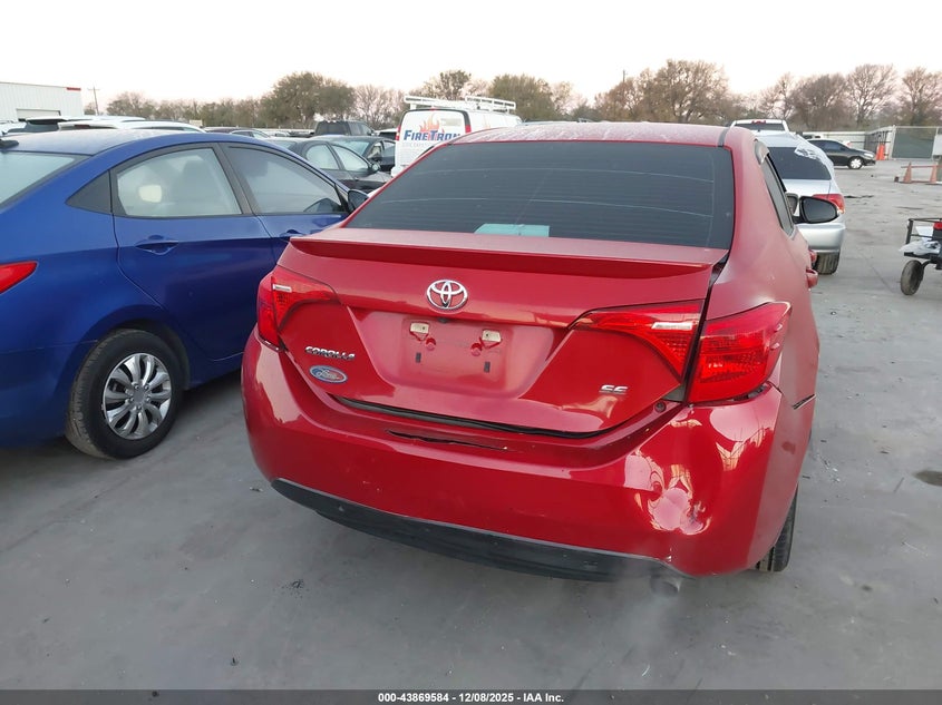 2017 Toyota Corolla Se VIN: 5YFBURHE1HP596173 Lot: 43869584