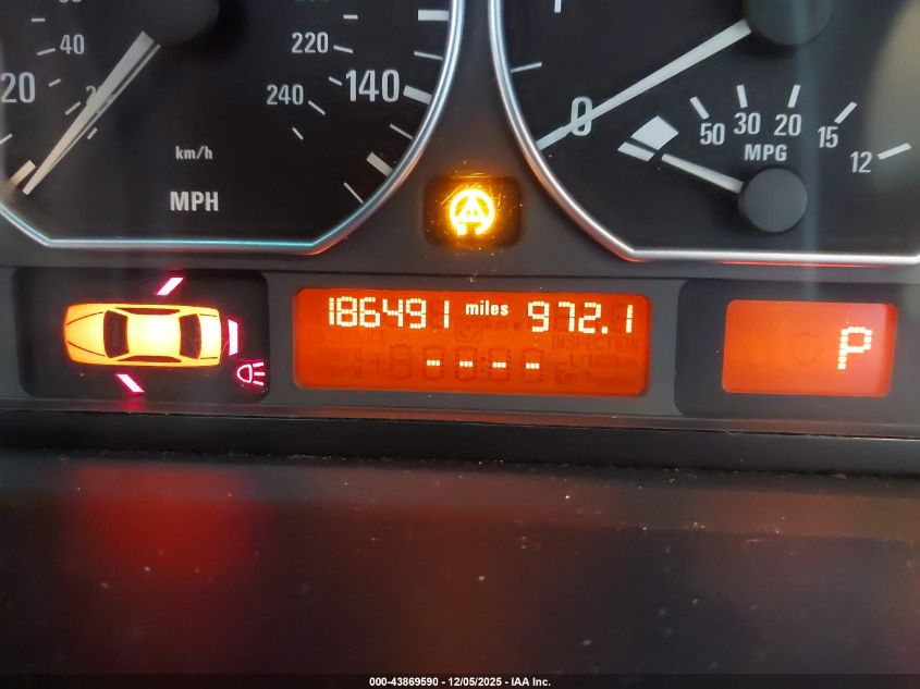 2003 BMW 330Xi VIN: WBAEW534X3PG23752 Lot: 43869590