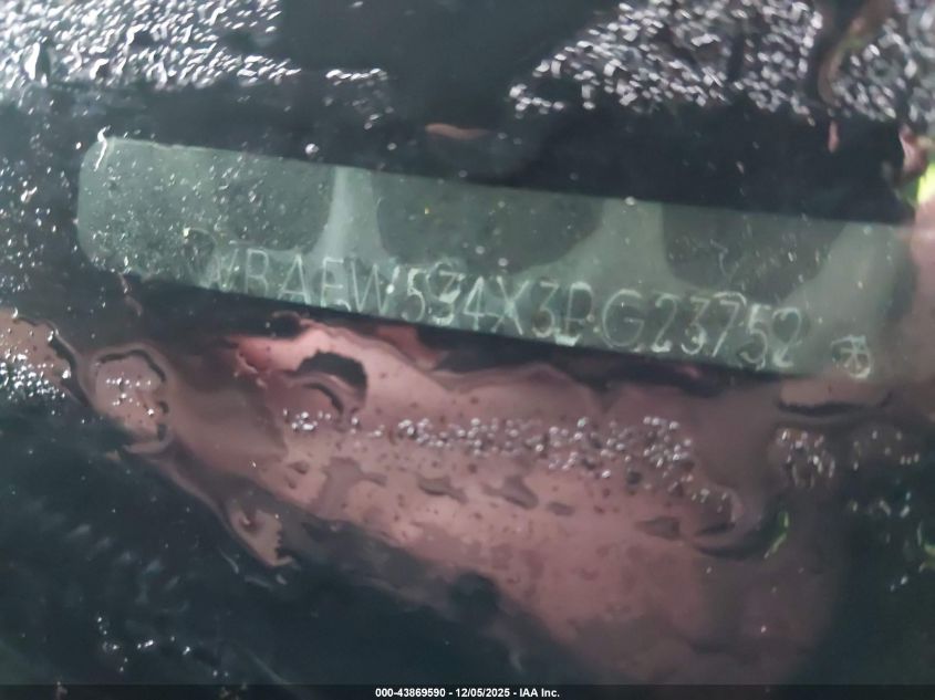 2003 BMW 330Xi VIN: WBAEW534X3PG23752 Lot: 43869590