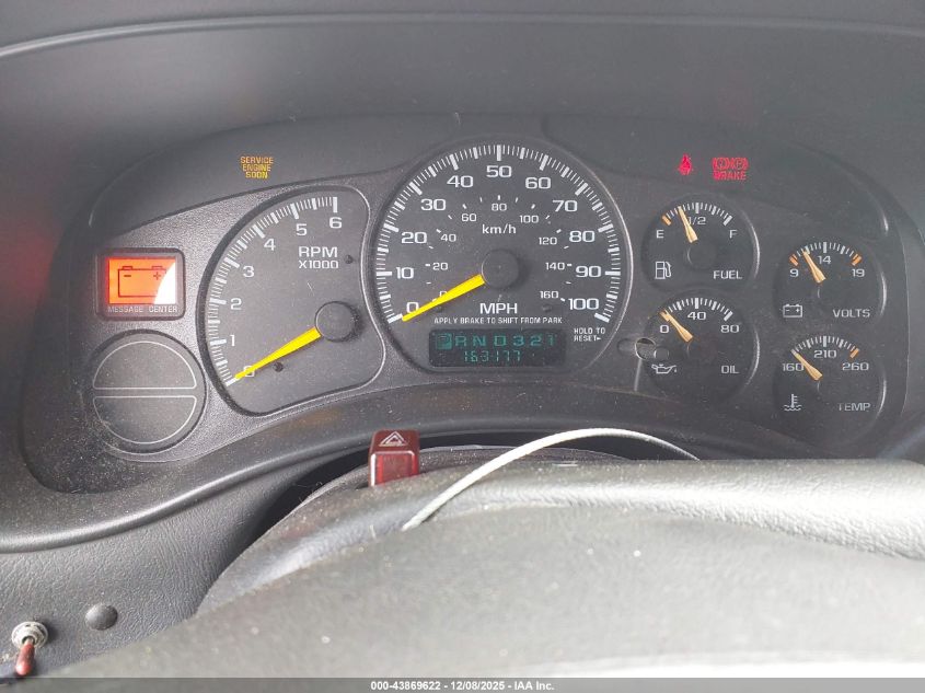 2001 Chevrolet Suburban 1500 Lt VIN: 3GNFK16T11G140297 Lot: 43869622