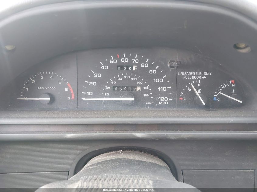 1992 Mercury Topaz Lts VIN: 1MEPM38U4NK621604 Lot: 43869656