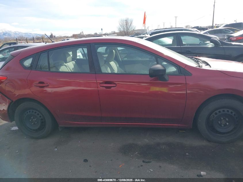 2019 Subaru Impreza 2.0I VIN: 4S3GTAB65K3710509 Lot: 43869670