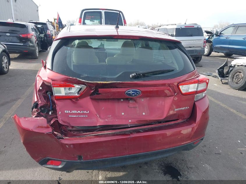 2019 Subaru Impreza 2.0I VIN: 4S3GTAB65K3710509 Lot: 43869670