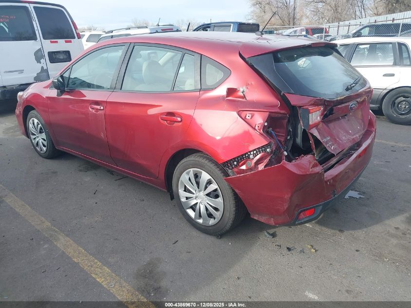 2019 Subaru Impreza 2.0I VIN: 4S3GTAB65K3710509 Lot: 43869670