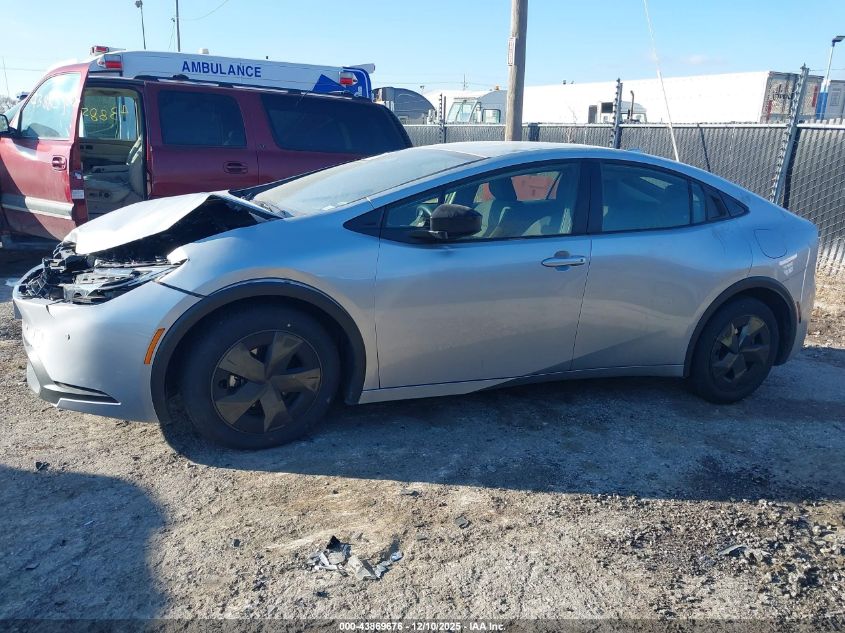 2025 Toyota Prius Le VIN: JTDACAAU0S3052846 Lot: 43869676