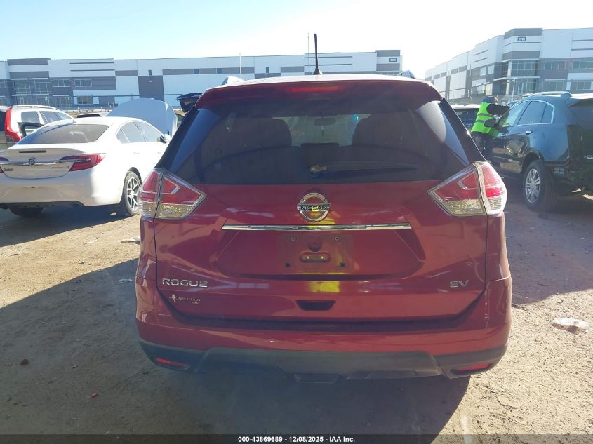 2015 Nissan Rogue Sv VIN: KNMAT2MT2FP500284 Lot: 43869689
