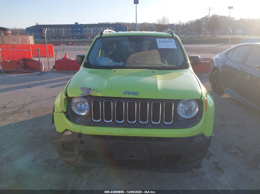 2017 Jeep Renegade Sport 4X4 VIN: ZACCJBAB5HPF86450 Lot: 43869695