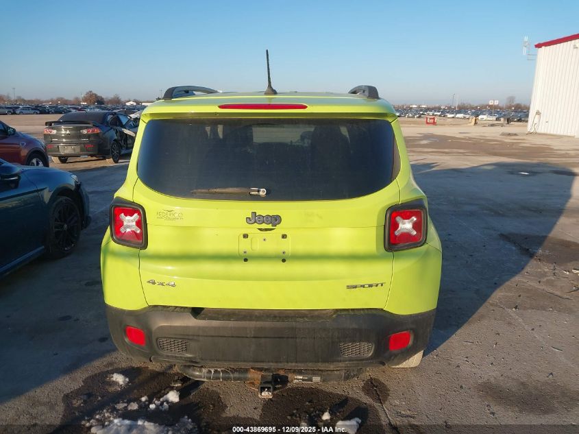2017 Jeep Renegade Sport 4X4 VIN: ZACCJBAB5HPF86450 Lot: 43869695