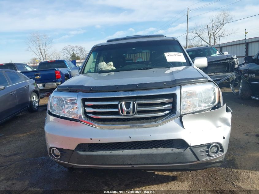 2013 Honda Pilot Touring VIN: 5FNYF3H95DB030897 Lot: 43869708