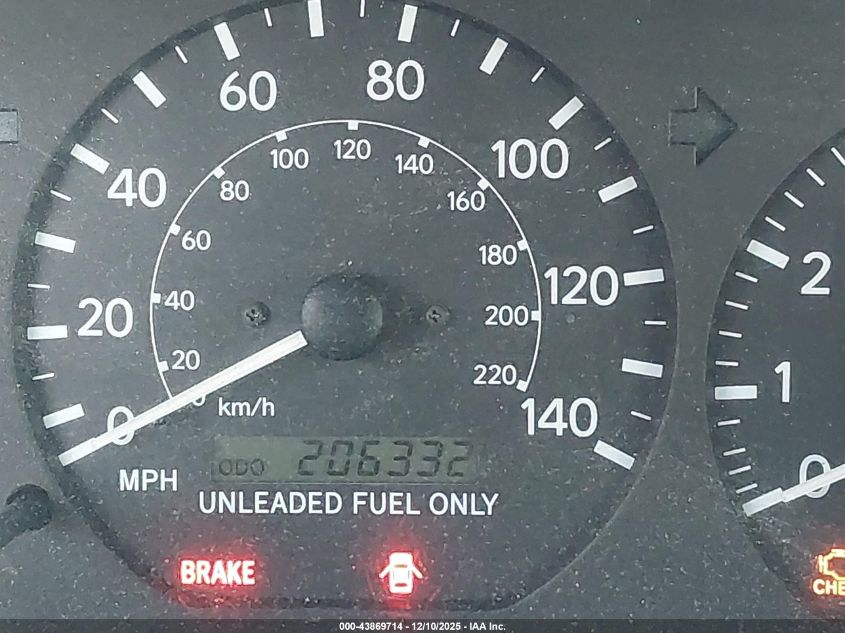 1997 Toyota Camry Le V6 VIN: JT2BF22K2V0041053 Lot: 43869714