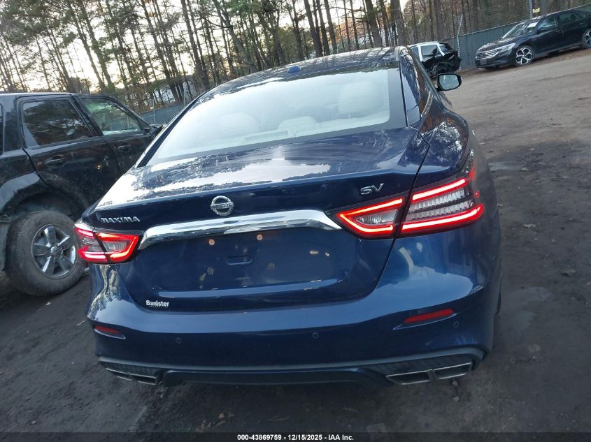 2020 Nissan Maxima Sv Xtronic Cvt VIN: 1N4AA6CV2LC372721 Lot: 43869759