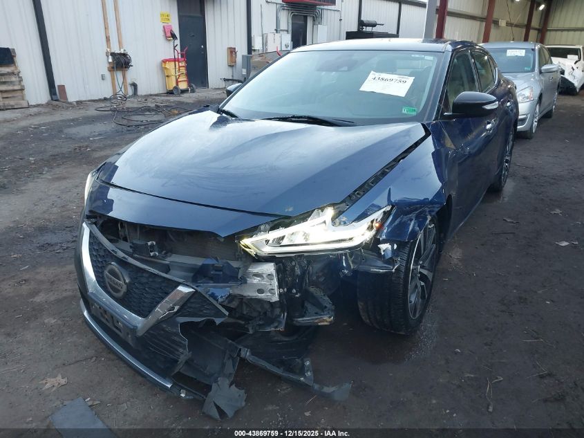 2020 Nissan Maxima Sv Xtronic Cvt VIN: 1N4AA6CV2LC372721 Lot: 43869759