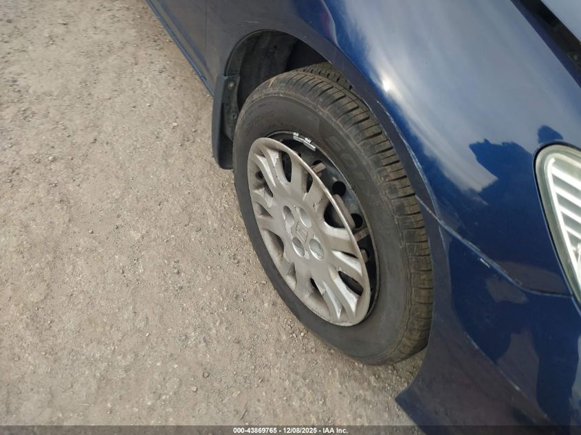 2005 Honda Civic Lx VIN: 2HGES16655H609378 Lot: 43869765