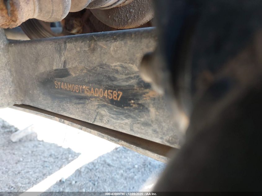 2005 Yamaha Yxr660 F VIN: 5Y4AM06Y15A004587 Lot: 43869790