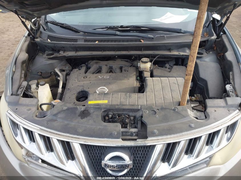 2009 Nissan Murano Sl VIN: JN8AZ18W59W203456 Lot: 43869809