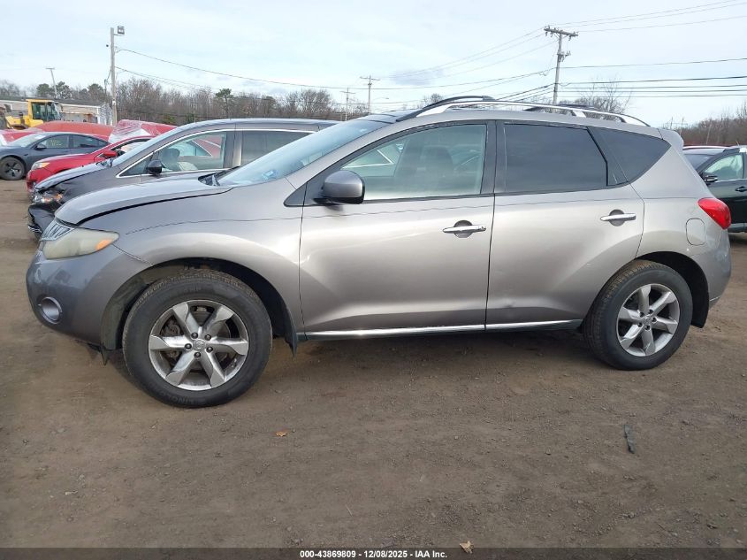 2009 Nissan Murano Sl VIN: JN8AZ18W59W203456 Lot: 43869809