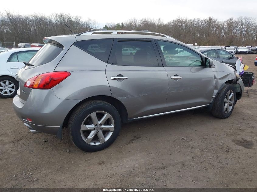 2009 Nissan Murano Sl VIN: JN8AZ18W59W203456 Lot: 43869809