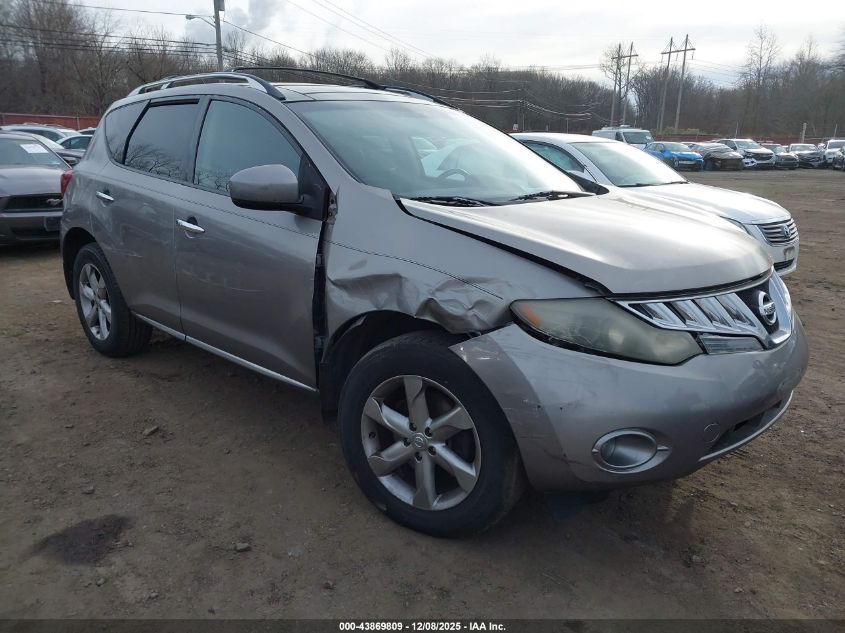 2009 Nissan Murano Sl VIN: JN8AZ18W59W203456 Lot: 43869809