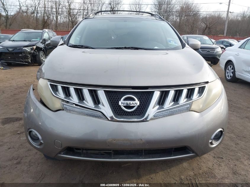 2009 Nissan Murano Sl VIN: JN8AZ18W59W203456 Lot: 43869809