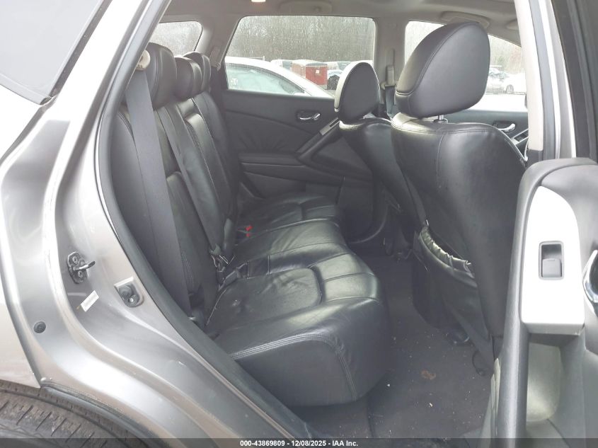 2009 Nissan Murano Sl VIN: JN8AZ18W59W203456 Lot: 43869809