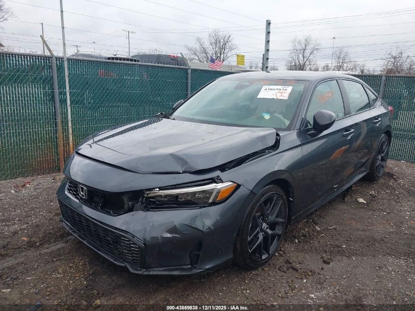 2026 Honda Civic Sport VIN: 2HGFE2F57TH509630 Lot: 43869838