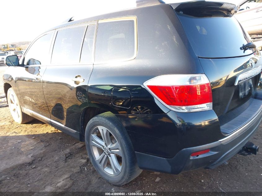 2012 Toyota Highlander Limited V6 VIN: 5TDDK3EH6CS108233 Lot: 43869860