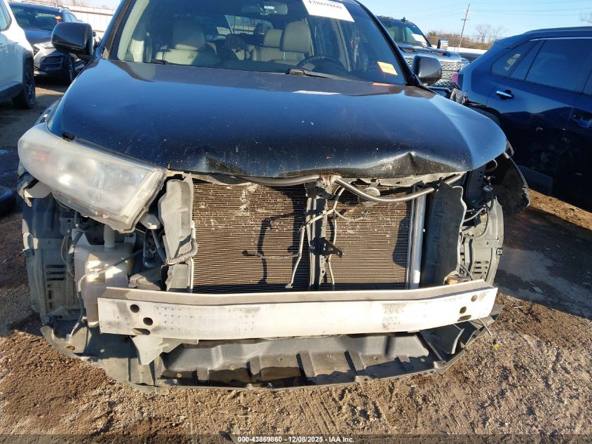 2012 Toyota Highlander Limited V6 VIN: 5TDDK3EH6CS108233 Lot: 43869860