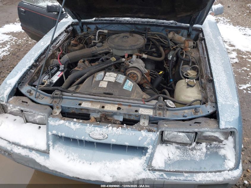 1986 Ford Mustang Lx/Gt VIN: 1FABP2732GF226733 Lot: 43869865