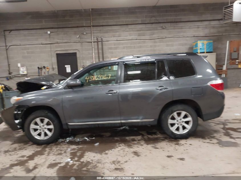 2013 Toyota Highlander Base Plus V6 VIN: 5TDBK3EH1DS252541 Lot: 43869867